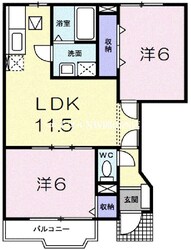 サンライズオアシスＤの物件間取画像